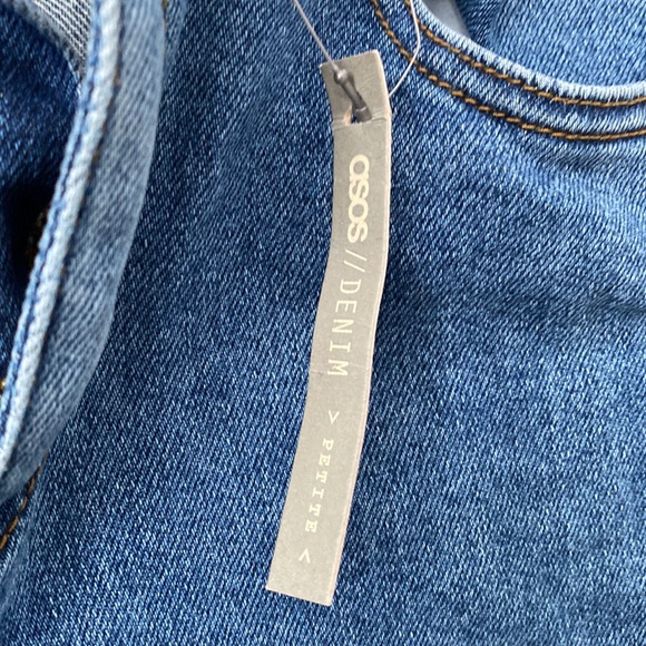 ASOS DESIGN Petite Recycled Farleigh Petite Mom Jeans Size 25w28l - Picture 4 of 7